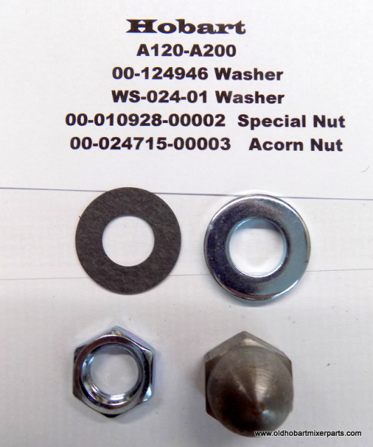 Hobart A120-A200 Planetary Shaft 00-124946 Washer WS-024-01 Washer 00 ...