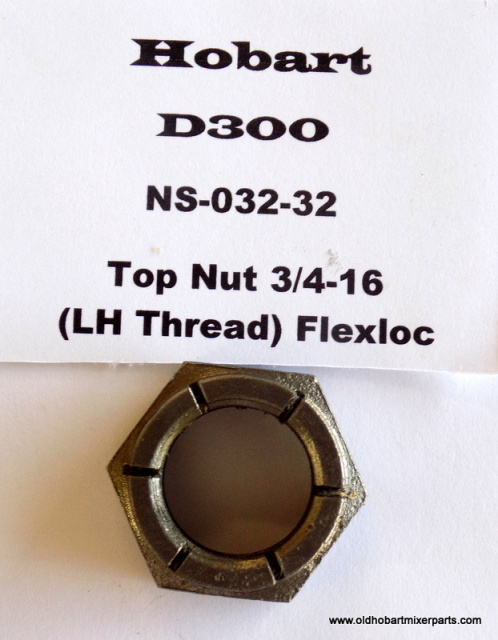 D300-NS-032-32-Stop-Nut-3-4-16-LH-Thread-Flexloc-N